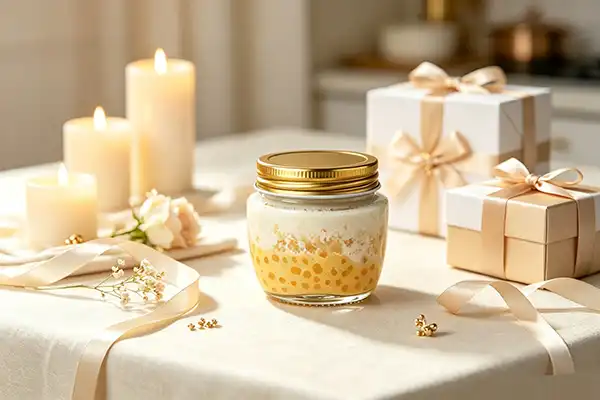 Bird's Nest Glass Jar For Wedding & Festival Gifts